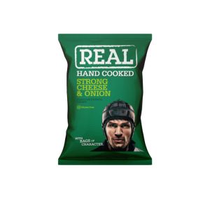 REAL PATATAS QUESO FUERTE & CEBOLLA 35GR (24 unidades)