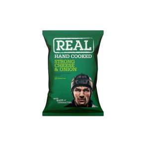 REAL PATATAS QUESO FUERTE & CEBOLLA 150GR (10 unidades)