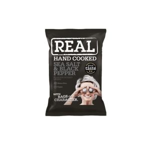 REAL PATATAS SAL MARINA & PIMIENTA NEGRA 150GR (10 unidades)