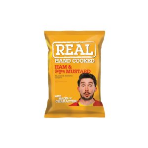 REAL PATATAS JAMÓN & MOSTAZA INGLESA 30GR (24 unidades)