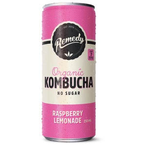 Remedy kombucha Peach Can 12x250ml