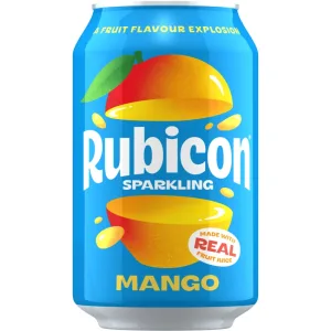 Rubicon Sparkling Mango Can 24x330ml