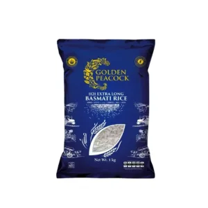 ARROZ BASMATI ORIGEN INDIA GOLDEN PEACOCK 1 KG