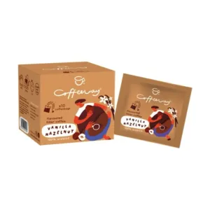 COFFEEWAY VAINILLA-AVELLANA CAJA 10 BOLSAS 75G