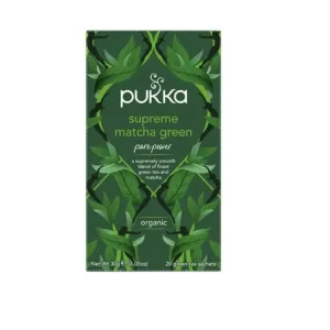 PUKKA TE BIO MATCHA VERDE 30G 20 bolsas