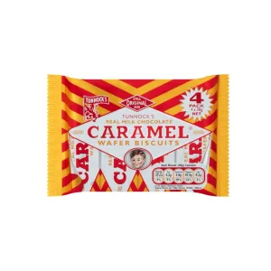 TUNNOCK'S WAFFER DE CARAMELO 4U 128G