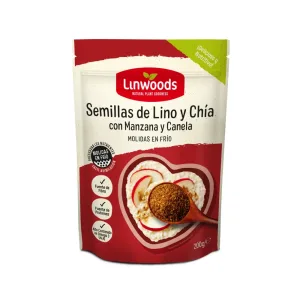 LINWOODS SEMILLAS LINO-CHIA/MANZ/CANELA MOL BIO 200G
