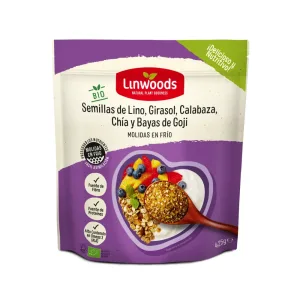 SEMILLAS DE LINO, GIRASOL, CALABAZA, CHIA Y BAYAS DE GOJI BIO 425G
