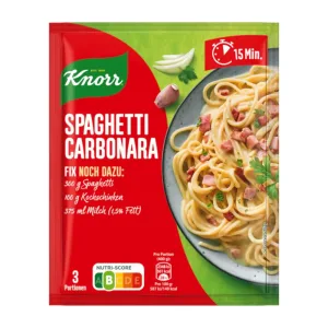 KNORR FIX ESPAGUETIS A LA CARBONARA 36G