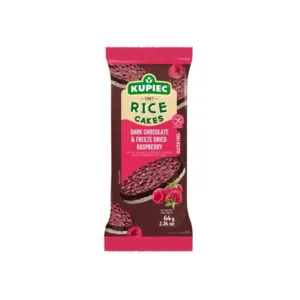 KUPIEC TORTITAS DE ARROZ CHOCO NEG/FRAMBUESA 64G
