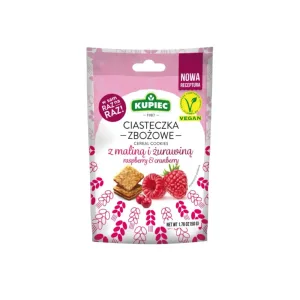 KUPIEC GALLETAS DE CEREAL FRAMBUESA/ARÁNDANOS 50G