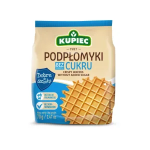KUPIEC WAFERS CRUJIENTES SIN AZUCAR PAQUETE 70G