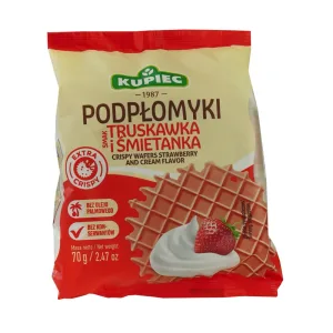 KUPIEC WAFERS CRUJIENTES FRESA-NATA PAQUETE 70G