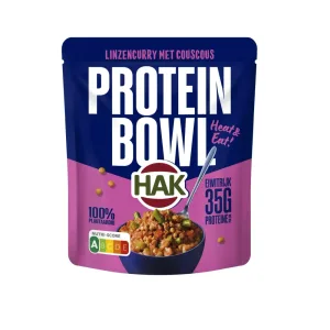 HAK PROTEIN BOWL LENTEJAS CON CUSCUS 555GR