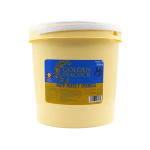 GOLDEN PEACOCK MAYONESA CREMOSA HALAL CUBO 10 LT