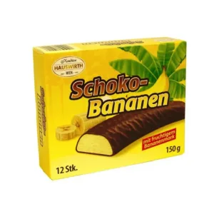 HAUSWIRTH PLATANOS CUBIERTOS DE CHOCOLATE 150G