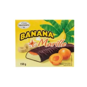 HAUSWIRTH PLATANOS CHOCO REL.ALBARICOQUE 150G