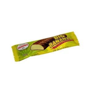 HAUSWIRTH PLATANO CUBIERTO CHOCOL INDIVIDUAL 25G