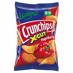 LORENZ CRUNCHIPS X-CUT PAPRIKA 130 G - 12 U/C