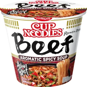 NISSIN CUP NOODLES 5 SPICES BEEF 64 G
