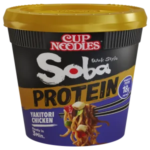 NISSIN SOBA CUP PROTEIN YAKITORI CHICKEN 90 G