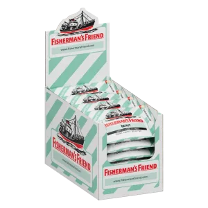 FISHERMANS FRIEND MENTA S/AZUCAR 24 UN X 25 G
