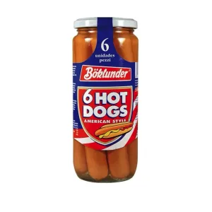 BOKLUNDER SALCHICHA HOT DOG 6/300