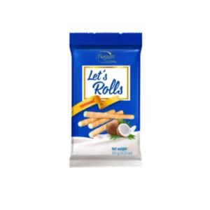 LET'S ROLLS BARQUILLOS COCO 120G