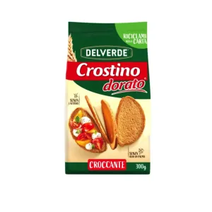 DELVERDE PAN TOSTADO CROSTINO BOLSA 300G