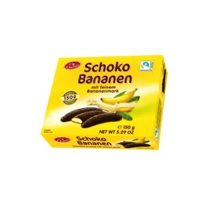 SIR CHARLES PLATANOS CUBIERTOS CHOCOLATE CAJA 150G