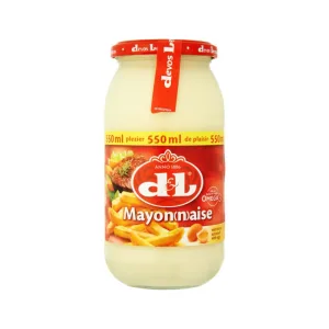 D&L MAYONESA CON HUEVO TARRO 550 ML