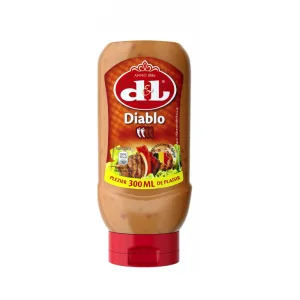 D&L SALSA DIABLO SQUEEZE 300 ML