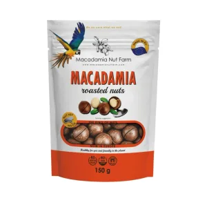 NUECES DE MACADAMIA TOSTADAS CASCARA BOLSA 150G