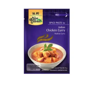 AHG PASTA POLLO CURRY MADRAS 50GR