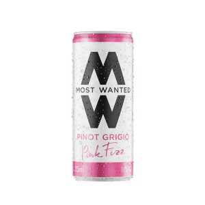 Most Wanted Pinot Grigio Pink Fizz Can 12x200ml 11%