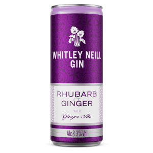 Whitley Neill Rhubarb & Ginger Can 12x250ml